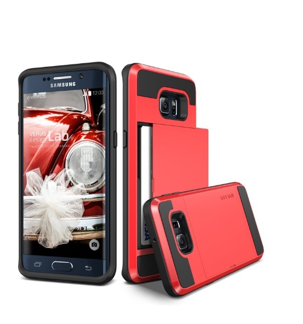 Galaxy S6 Edge Plus Case Verus red Wallet Card Slot Heavy Duty Protection For Samsung S6 Edge+